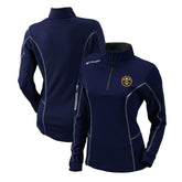 Columbia - Denver Nuggets Women's Omni-Wick Shotgun Quarter-Zip Pullover Top - Navy