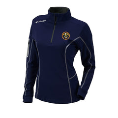 Columbia - Denver Nuggets Women's Omni-Wick Shotgun Quarter-Zip Pullover Top - Navy
