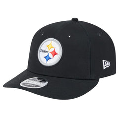Pittsburgh Steelers New Era Main Low Profile 9FIFTY Snapback Hat Black - NFL