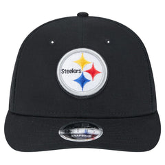 Pittsburgh Steelers New Era Main Low Profile 9FIFTY Snapback Hat Black - NFL