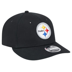 Pittsburgh Steelers New Era Main Low Profile 9FIFTY Snapback Hat Black - NFL