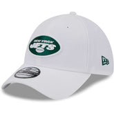 New York Jets New Era Main 39THIRTY Flex Hat White - NFL