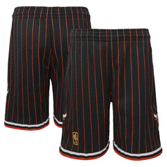 Mitchell & Ness - Chicago Bulls Youth Hardwood Classics Swingman Shorts - Black