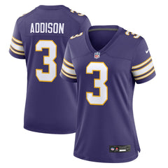 Jordan Addison Minnesota Vikings Women's Alternate Game Jersey Purple - Nike
