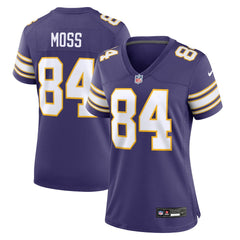 Randy Moss Minnesota Vikings Women's Classic Retired Player Game Jersey Purple - Nike