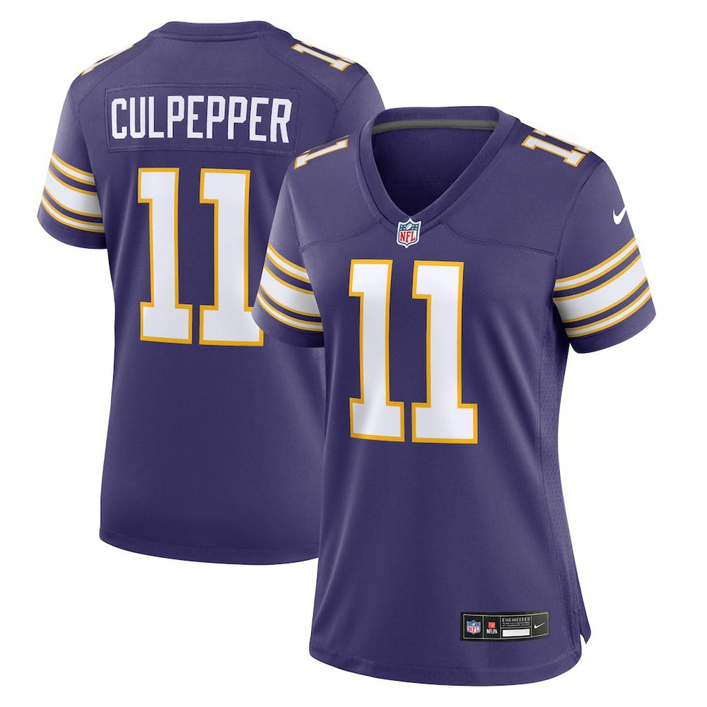 Daunte Culpepper Minnesota Vikings Women's Classic Retired Player Game Jersey Purple - Nike