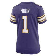 Warren Moon Minnesota Vikings Women's Classic Retired Player Game Jersey Purple - Nike