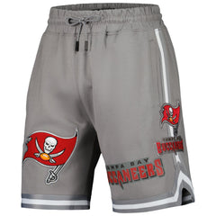 Tampa Bay Buccaneers Pro Standard Classic Chenille Shorts Gray - NFL