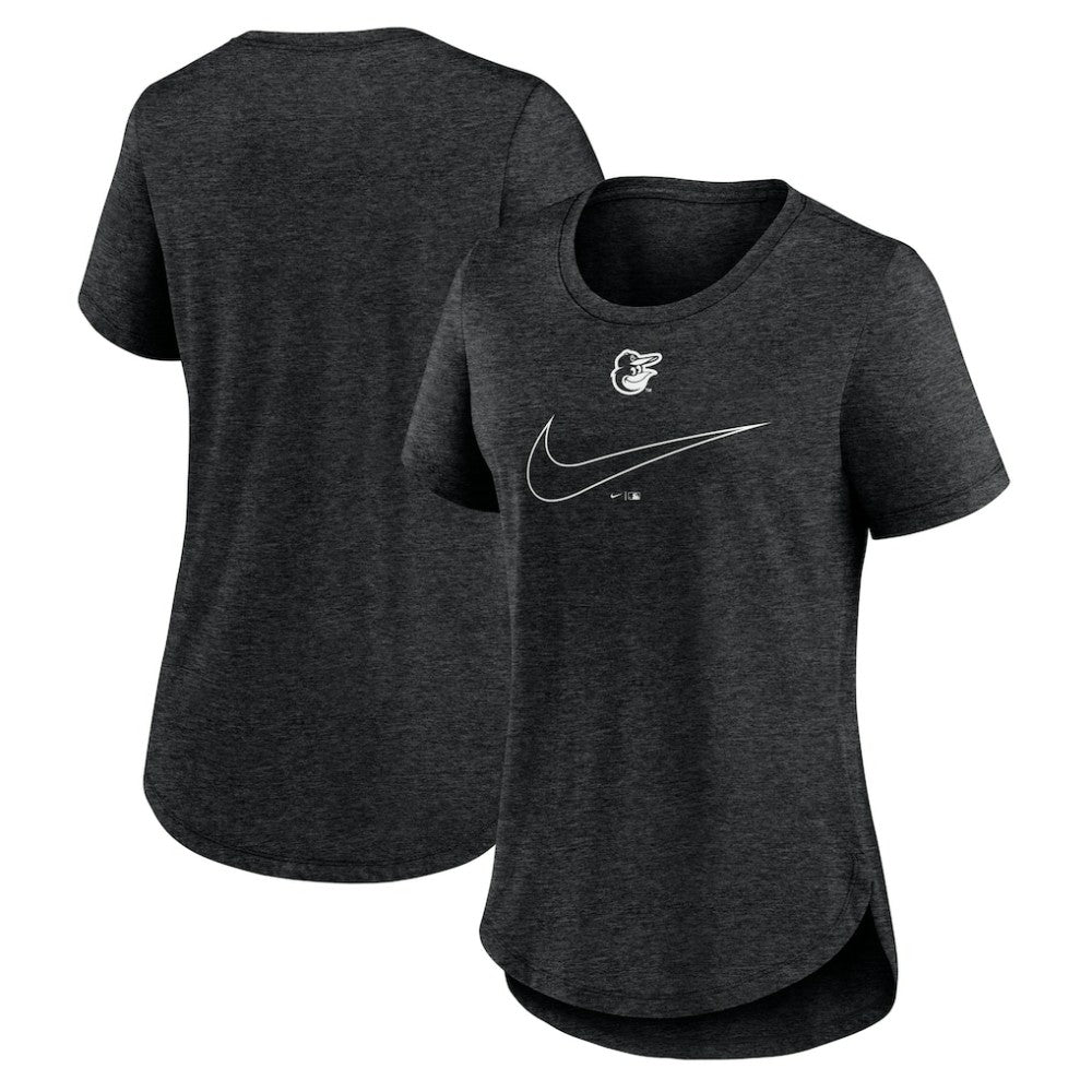 Baltimore Orioles Nike Women's Big Swoosh Tri-Blend Scoop Neck T-Shirt for sale