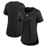 Tampa Bay Rays Nike Women's Big Swoosh Tri-Blend Scoop Neck T-Shirt Clearance
