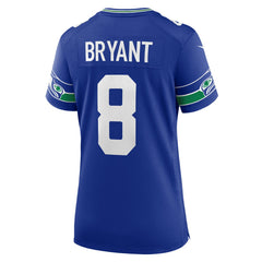 Coby Bryant Seattle Seahawks Women's Throwback Player Game Jersey Royal - Nike