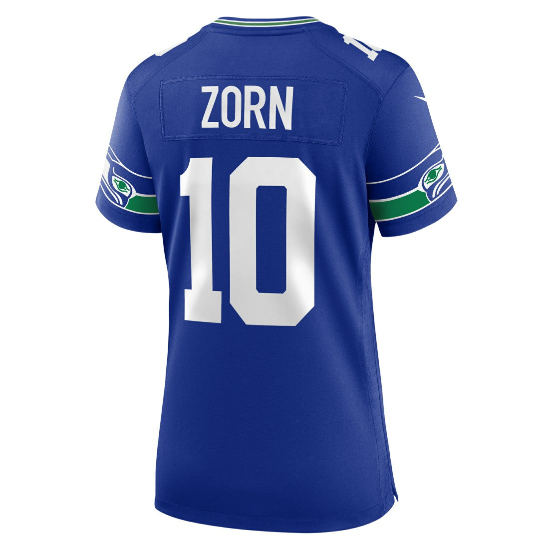 Jim Zorn Seattle Seahawks Women's Throwback Retired Player Game Jersey - Royal | NFL Jerseys