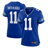 Jaxon Smith-Njigba Seattle Seahawks Women's Throwback Player Game Jersey Royal - Nike