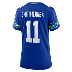Jaxon Smith-Njigba Seattle Seahawks Women's Throwback Player Game Jersey Royal - Nike