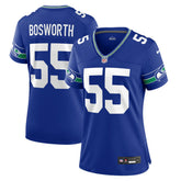 Brian Bosworth Seattle Seahawks Women's Throwback Retired Player Game Jersey Royal - Nike