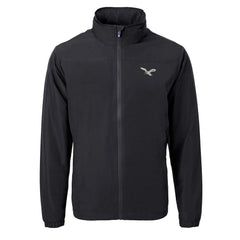 Philadelphia Eagles Cutter & Buck Charter Eco Recycled Full-Zip Jacket Black - NFL
