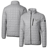 Philadelphia Eagles Cutter & Buck Rainier PrimaLoft Eco Insulated Full-Zip Puffer Jacket Silver - NFL