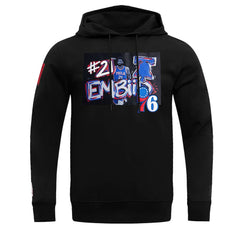 NBA - Joel Embiid Philadelphia 76ers Pro Standard Player Yearbook Pullover Hoodie - Black