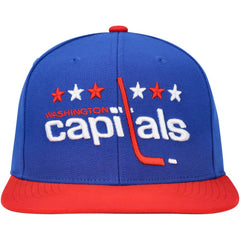 Washington Capitals Mitchell & Ness Core Team Ground 2.0 Snapback Hat Blue