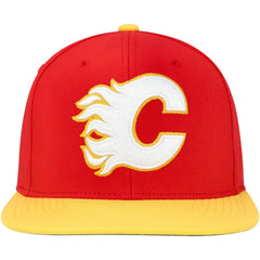 Calgary Flames - Mitchell & Ness Core Team Ground 2.0 Snapback Hat Red