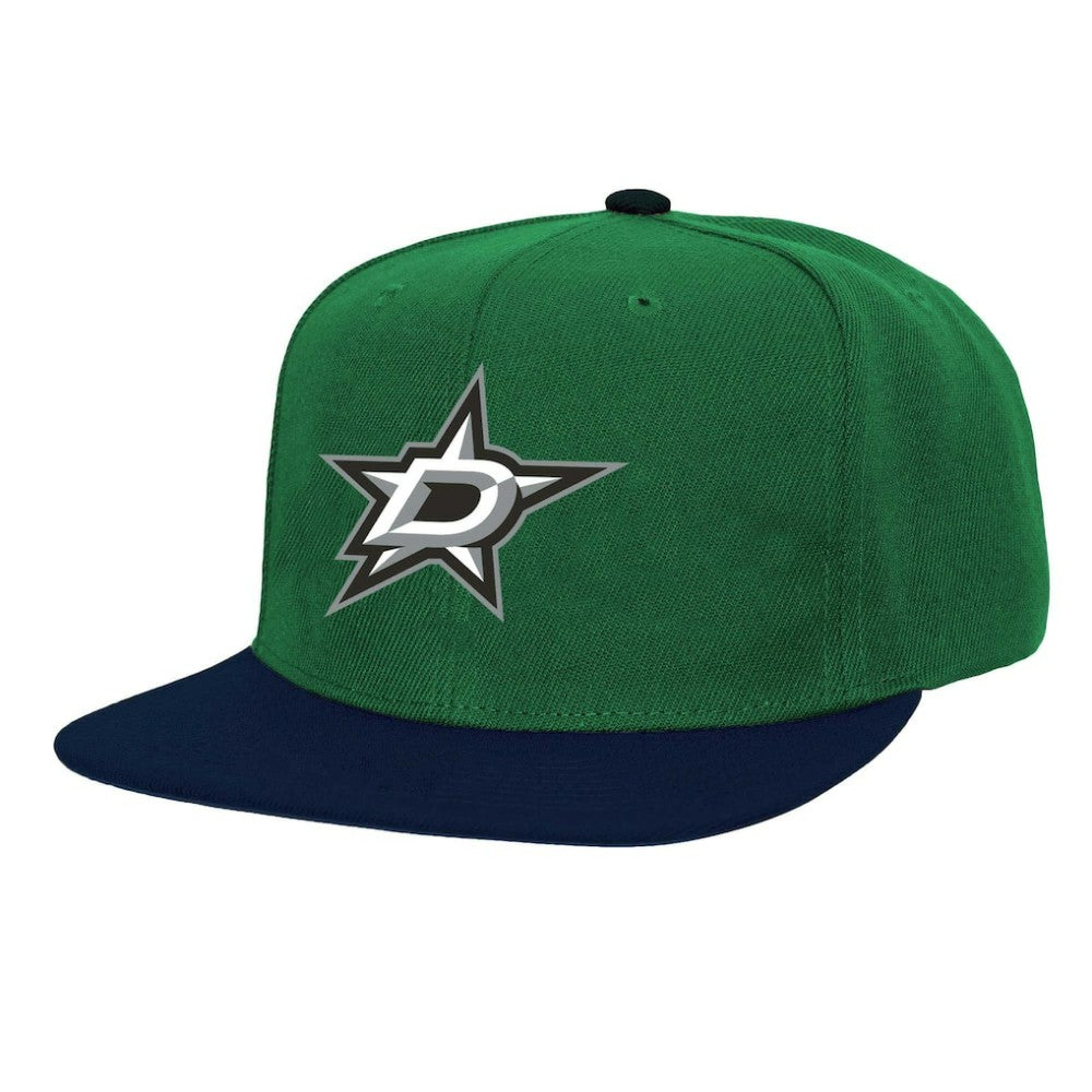 Dallas Stars - Mitchell & Ness Core Team Ground 2.0 Snapback Hat Kelly Green