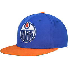 Edmonton Oilers - Mitchell & Ness Core Team Ground 2.0 Snapback Hat Blue