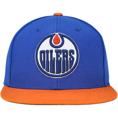 Edmonton Oilers - Mitchell & Ness Core Team Ground 2.0 Snapback Hat Blue