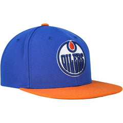 Edmonton Oilers - Mitchell & Ness Core Team Ground 2.0 Snapback Hat Blue