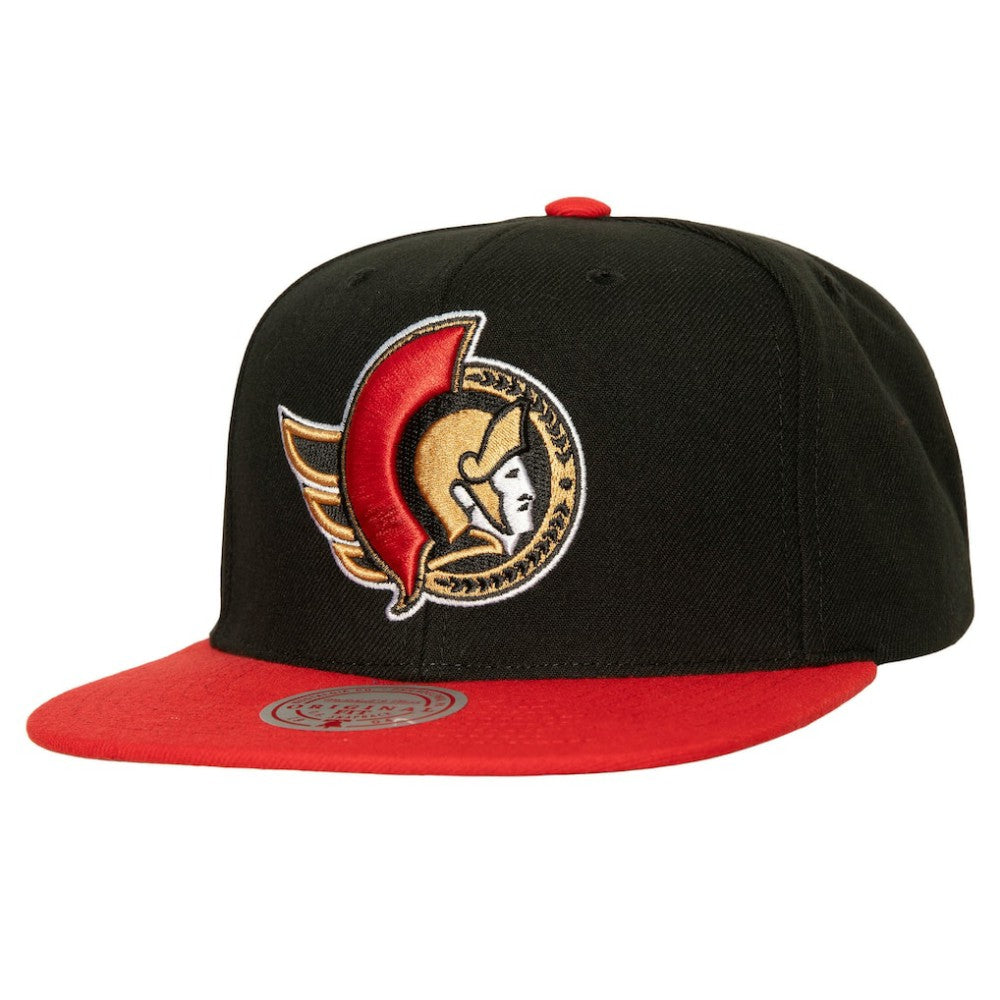 Ottawa Senators - Mitchell & Ness Core Team Ground 2.0 Snapback Hat Black