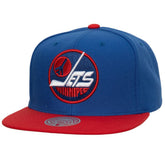 Winnipeg Jets - Mitchell & Ness Core Team Ground 2.0 Snapback Hat Blue