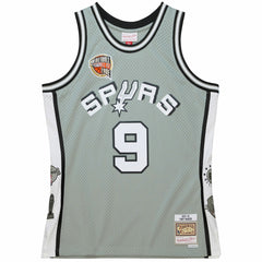 Mitchell & Ness - Tony Parker San Antonio Spurs Unisex Hall of Fame Class of 2023 Throwback Swingman Jersey - Gray