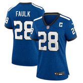Marshall Faulk Indianapolis Colts Women's Indiana Nights Alternate Game Jersey Royal - Nike