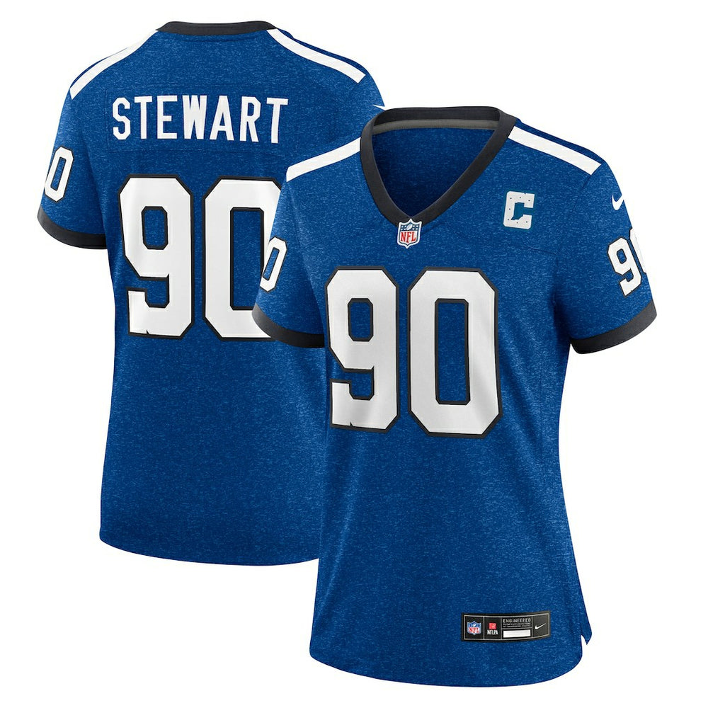 Grover Stewart Indianapolis Colts Women's Indiana Nights Alternate Game Jersey Royal - Nike