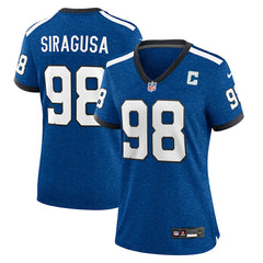 Tony Siragusa Indianapolis Colts Women's Indiana Nights Alternate Game Jersey Royal - Nike