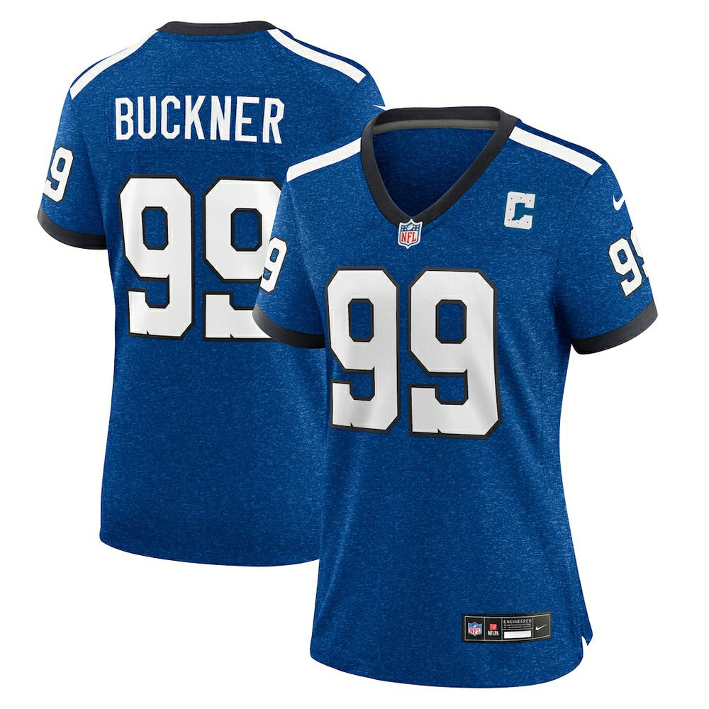 DeForest Buckner Indianapolis Colts Women's Indiana Nights Alternate Game Jersey Royal - Nike