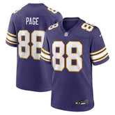 Alan Page Minnesota Vikings Retired Player Alternate Game Jersey Purple - Nike