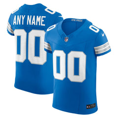 Detroit Lions Team Vapor F.U.S.E. Elite Custom Jersey Blue - Nike