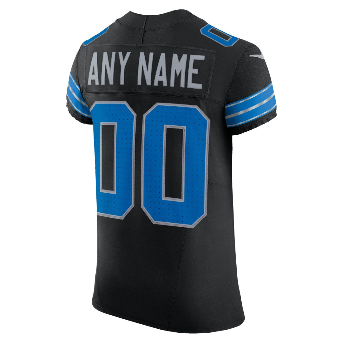 Detroit Lions Alternate Vapor F.U.S.E. Elite Custom Jersey - Black | NFL Jerseys