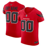 Houston Texans Alternate Vapor F.U.S.E. Elite Custom Jersey Red - Nike