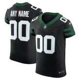 New York Jets Alternate Vapor F.U.S.E. Elite Custom Jersey Legacy Black - Nike