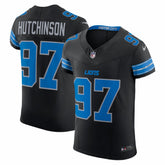 Aidan Hutchinson Detroit Lions Alternate Vapor F.U.S.E. Elite Jersey Black - Nike
