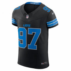 Aidan Hutchinson Detroit Lions Alternate Vapor F.U.S.E. Elite Jersey Black - Nike