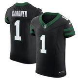 Ahmad Sauce Gardner New York Jets Vapor F.U.S.E. Elite Jersey Vapor F.U.S.E. Elite Jersey Black - Nike