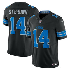 Amon-Ra St. Brown Detroit Lions 2nd Alternate Vapor F.U.S.E. Limited Jersey Black - Nike