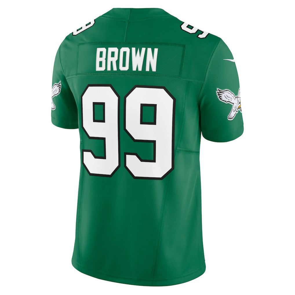 Jerome Brown Philadelphia Eagles Alternate Vapor F.U.S.E. Limited Jersey - Kelly Green | NFL Jerseys