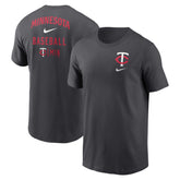 Minnesota Twins Nike Logo Sketch Bar T-Shirt Online