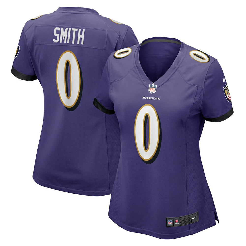 Roquan Smith Baltimore Ravens Women's Team Game Jersey Purple - Nike