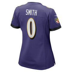 Roquan Smith Baltimore Ravens Women's Team Game Jersey Purple - Nike