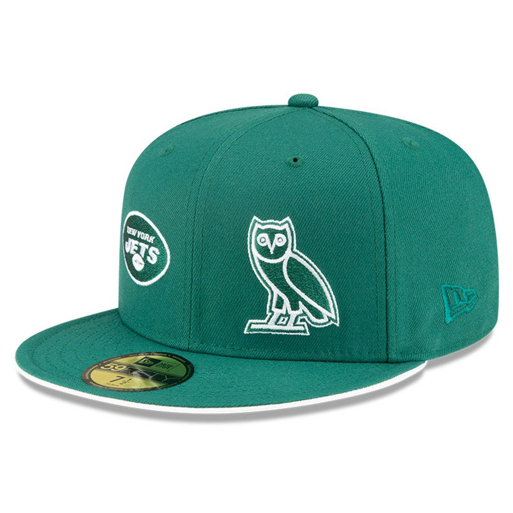 New York Jets New Era OVO x NFL 59FIFTY Fitted Hat Green - NFL