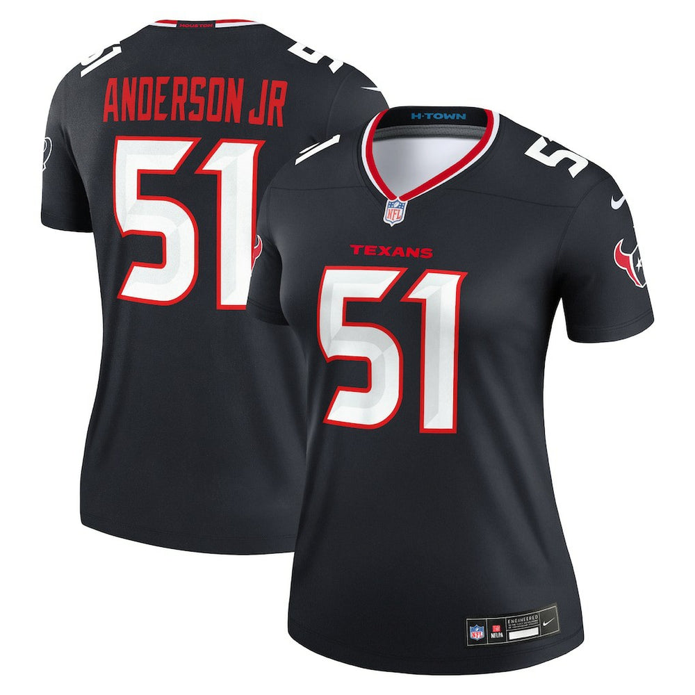 Will Anderson Jr. Houston Texans Women's Legend Player Performance Top Navy - Nike
